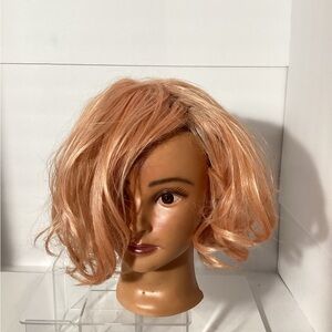Stylish Peach Blonde Wig for Women
